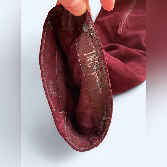 INC International Concepts Women's
Maroon Suede Dress Boots size 6 - Picture 7 of 8